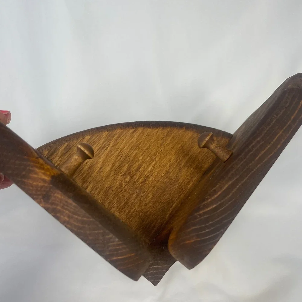 Handmade vintage wooden